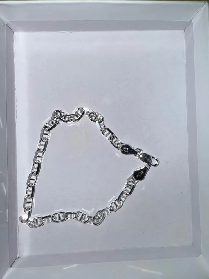 7 in 4 mm 925 Sterling Silver Bracelet image indicator(2)