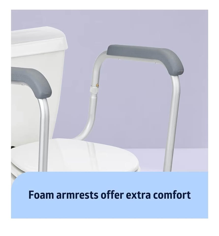 New In Box Medline Toilet Safety Rail For Seniors - photo 4