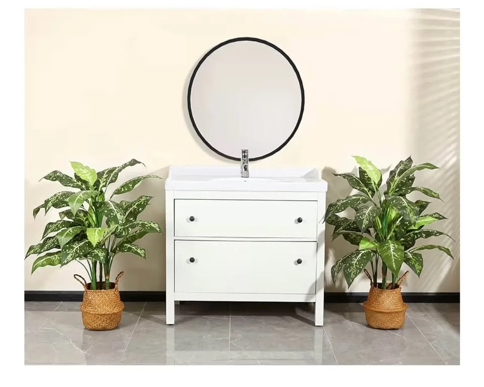 2 SOGUYI Artificial Golden Dieffenbachia Plants 43 Inch Tall image indicator(6)