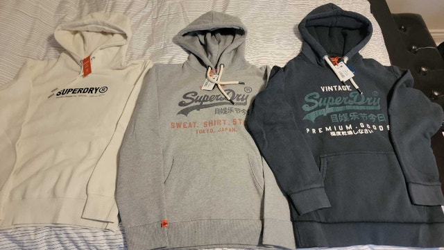 Superdry Premium Vintage Hoodies **Brand New, Authentic**