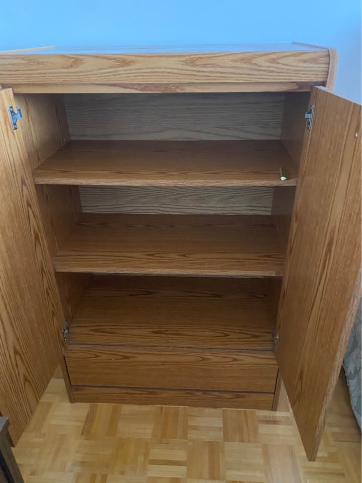 FREE 3 shelf dresser - photo 2