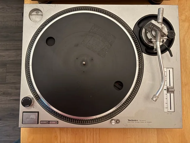 Two Silver Technics SL-1200MK2s with Cases image indicator(3)