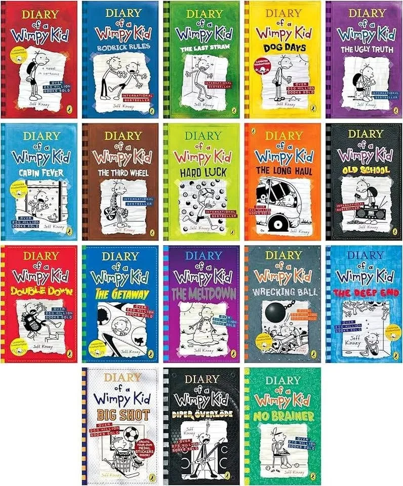 Diary of a Wimpy Kid Hardcover #1-18