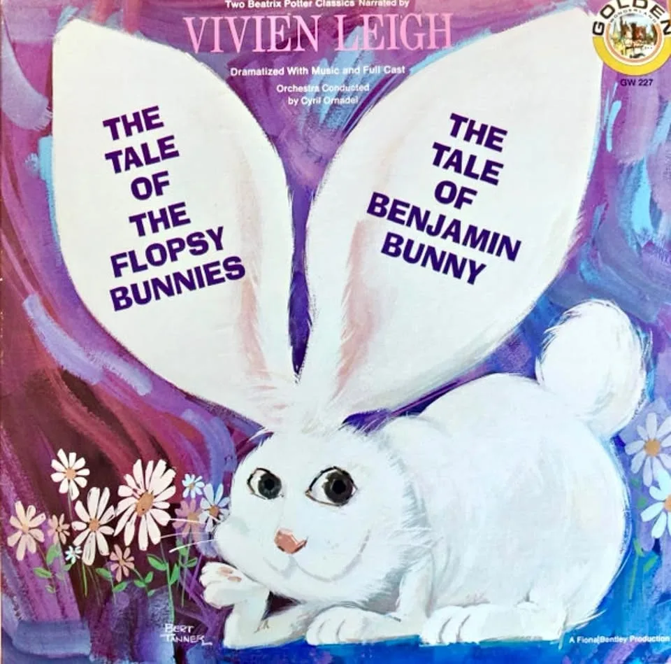 Vivien Leigh LP Record - Benjamin Bunny & Flopsy Bunnies EX+
