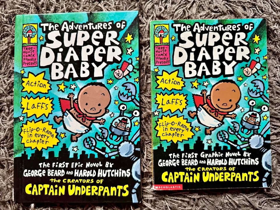 Super Diaper Baby - hardcover & softcover