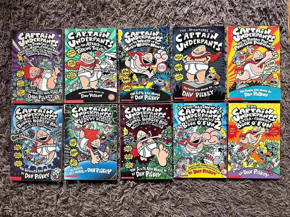 Captain Underpants Softcover Books