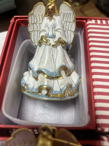 Cloisonne Angel Bell Ornament image indicator(3)