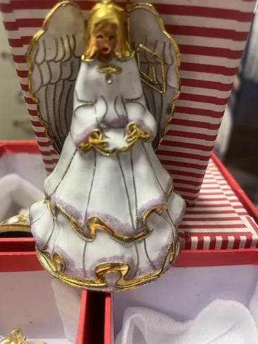 Cloisonne Angel Bell Ornament image indicator(4)
