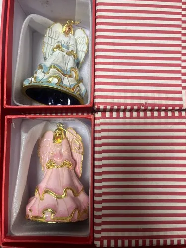 Cloisonne Angel Bell Ornament image indicator(6)