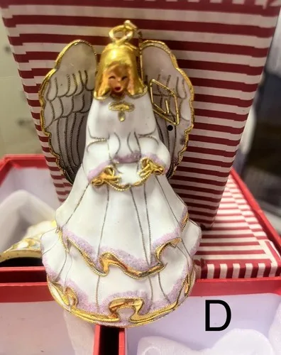 Cloisonne Angel Bell Ornament image indicator(7)