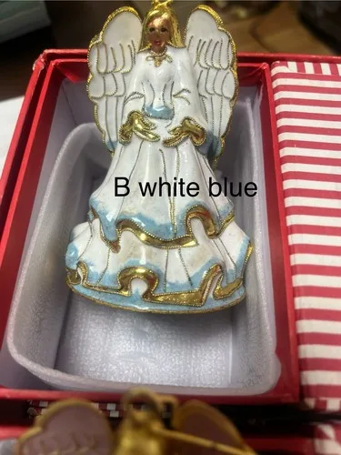 Cloisonne Angel Bell Ornament image indicator(8)