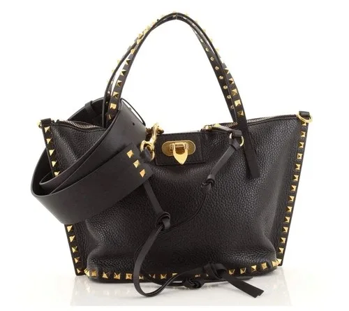 Valentino Rockstud Grained Calf Med Bag Limited Edition