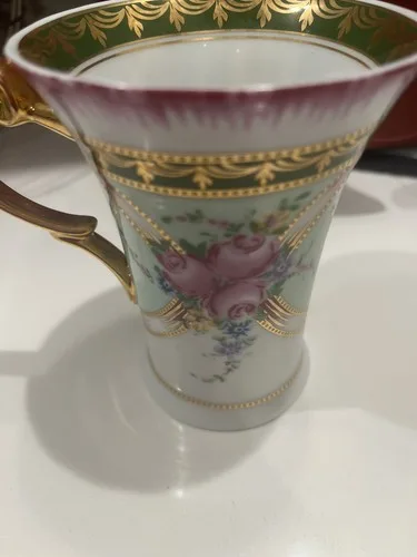 Imperial Italian Design Tea/Coffee Mug/Cup Porcelain Vintage SET