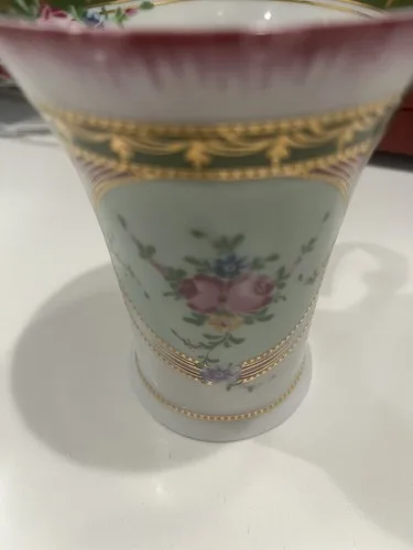 Imperial Italian Design Tea/Coffee Mug/Cup Porcelain Vintage SET image indicator(2)