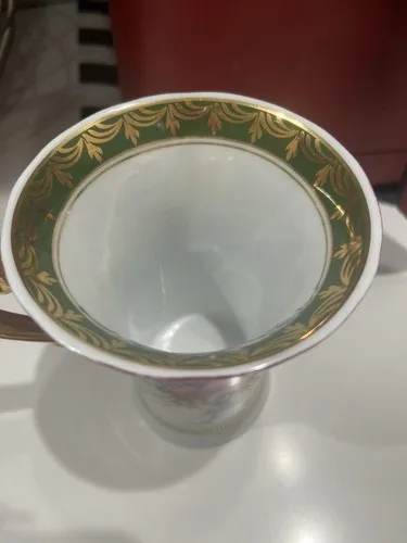 Imperial Italian Design Tea/Coffee Mug/Cup Porcelain Vintage SET image indicator(4)