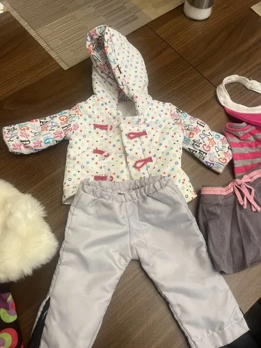 Genuine American Girl Doll Clothes 7 Pc Lot Ski Jacket And Pants image indicator(2)