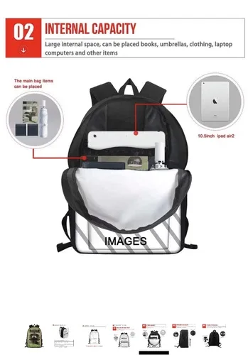 FOR U DESIGN 3D GIRLS PUPPY BACKPACK NWT image indicator(3)