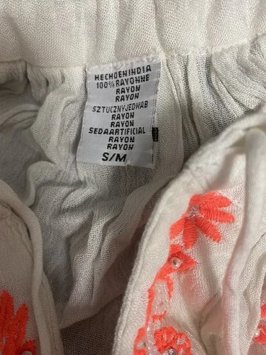 Beach swimsuit beaded coverup cotton size S/M image indicator(3)