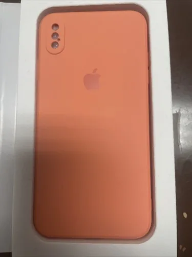 DECONE IPHONE CASE XR SILICONE Orange Peach Color