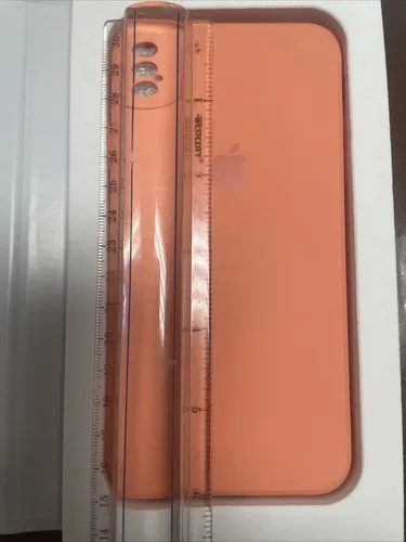 DECONE IPHONE CASE XR SILICONE Orange Peach Color image indicator(3)