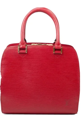 LOUIS VUITTON - Vintage Pont Neuf PM Ventian Red Epi Leather Han image indicator(2)