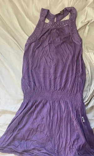Imoga Casual Summer Sleeveless Race back Purple Dress Saks 5th G
