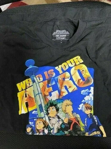 HOT TOPIC MY HERO ACADEMIA: TWO HEROES T-SHIRT SMALL EUC With Fr image indicator(4)