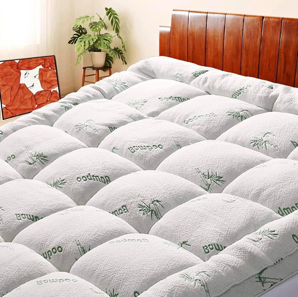 Bamboo Mattress Topper Twin Size