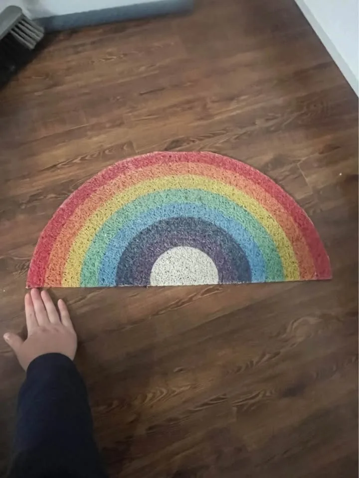 Semicircle rainbow silk enclosure mat image indicator(3)