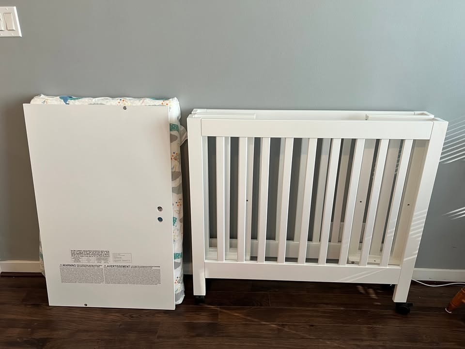 Babyletto Origami Mini Crib + Pure Core Mini Crib Mattress - photo 4