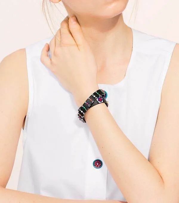 Tory Burch Millefiori Leather Double Wrap - NEW (PERFECT GIFT) image indicator(3)