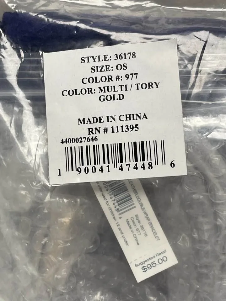 Tory Burch Millefiori Leather Double Wrap - NEW (PERFECT GIFT) image indicator(6)