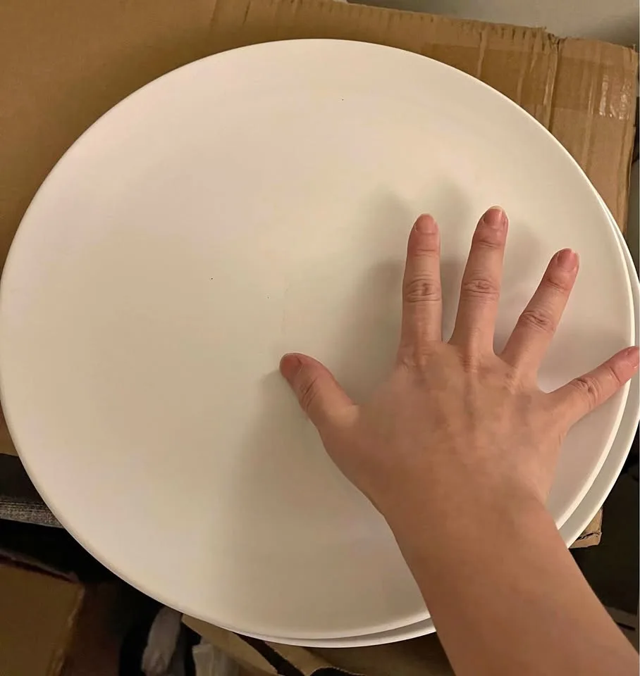 2x Giant 13” IKEA plates NEW