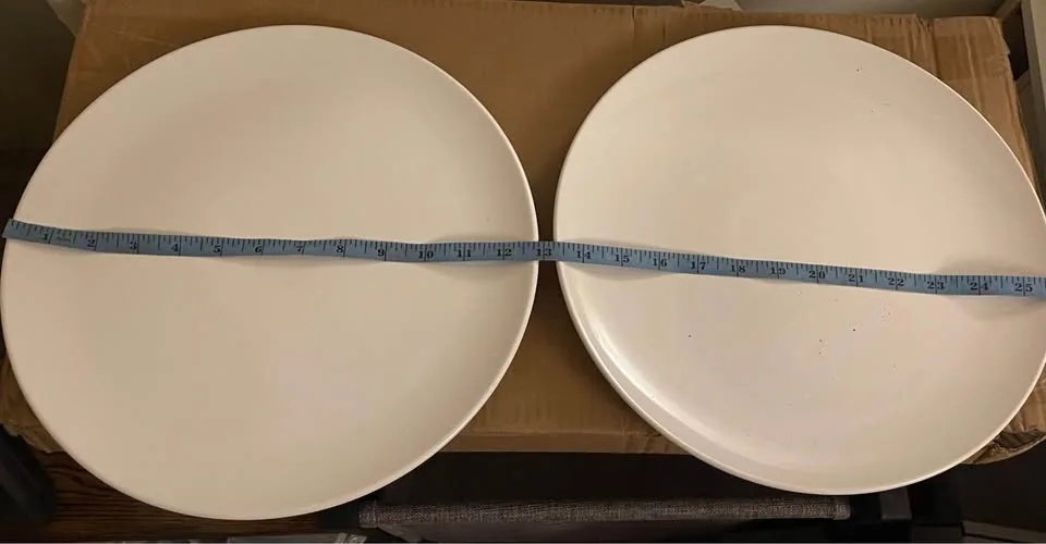 2x Giant 13” IKEA plates NEW image indicator(5)
