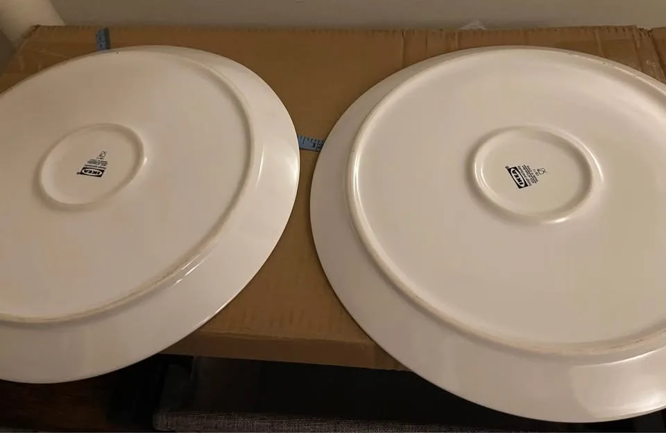 2x Giant 13” IKEA plates NEW image indicator(6)