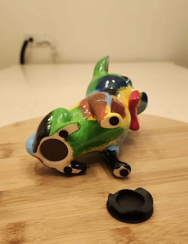 Multi Colored Chihuahua Dog Bank, Please see description image indicator(6)