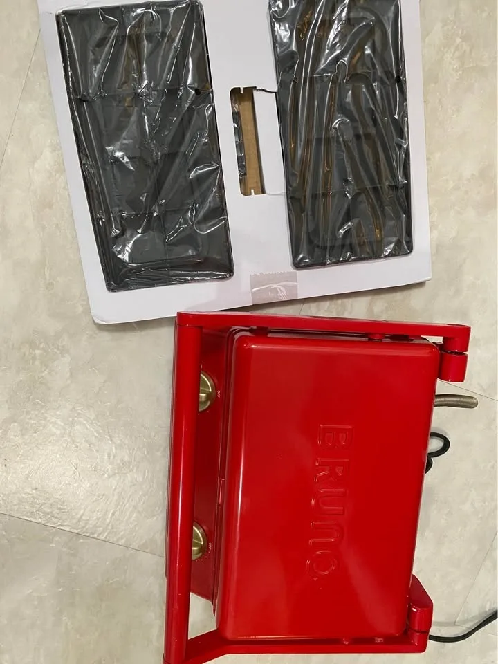 BRUNO Grill Sand Maker Double RED BOE084 image indicator(2)