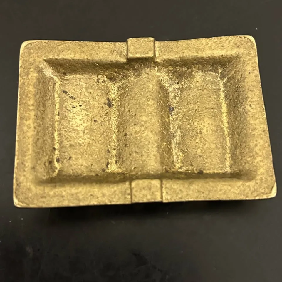 Vintage Solid Brass Small Open Book Paperweight image indicator(4)