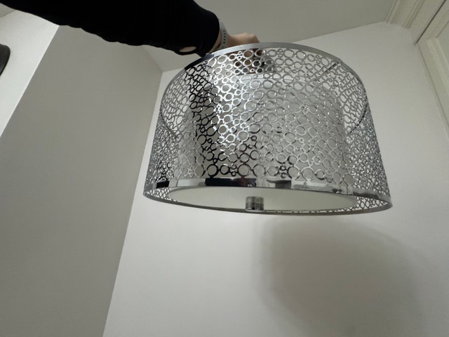 Chrome Round Chandelier