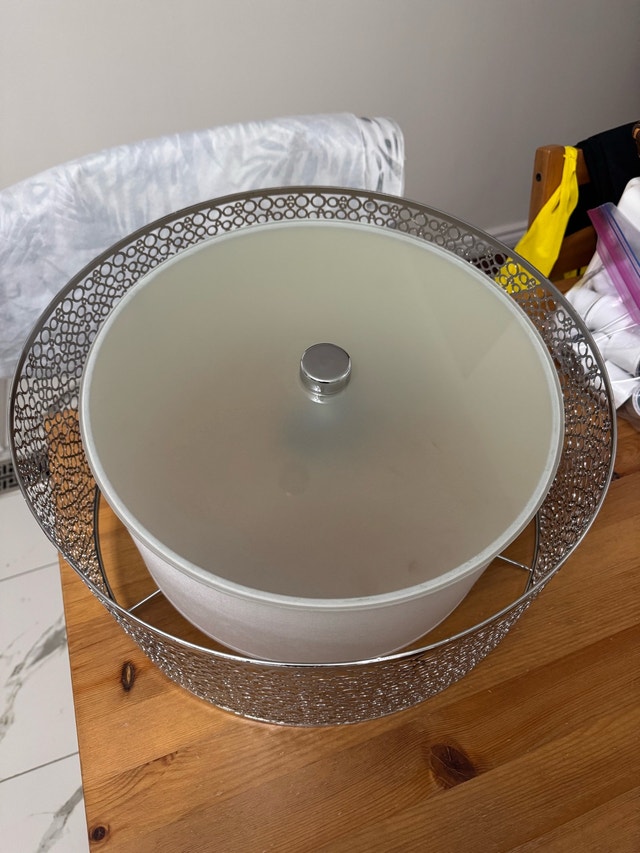 Chrome Round Chandelier - photo 3