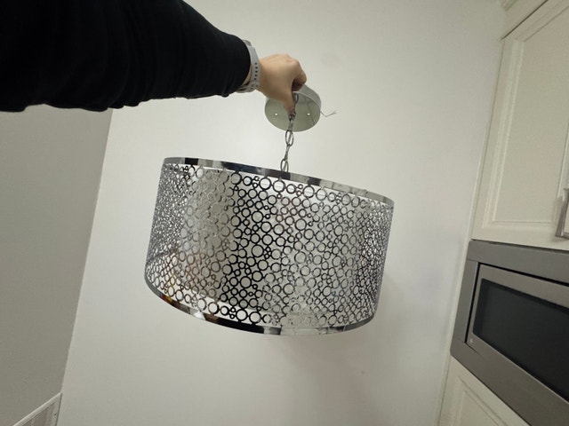 Chrome Round Chandelier - photo 4