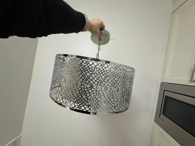 Chrome Round Chandelier image indicator(4)