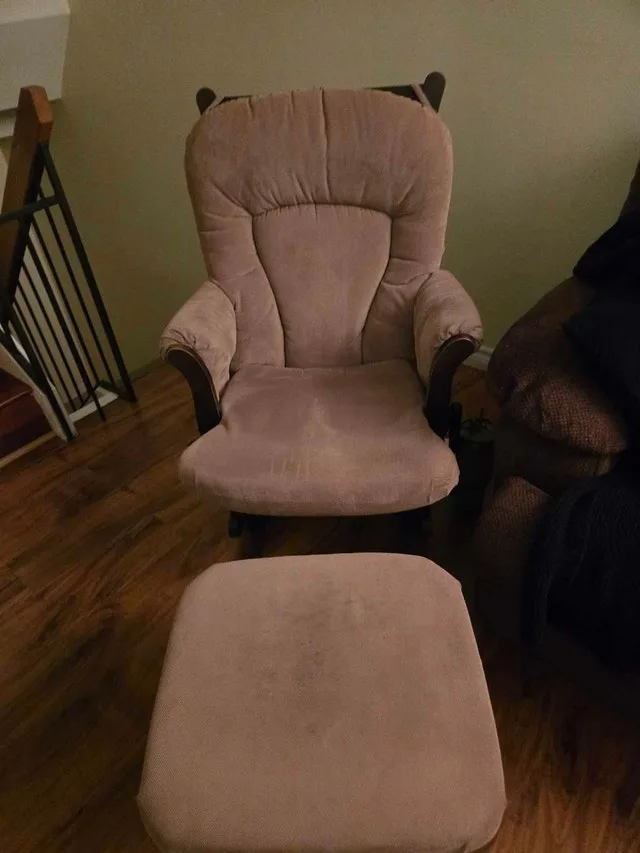 Dutailier Glider and Ottoman