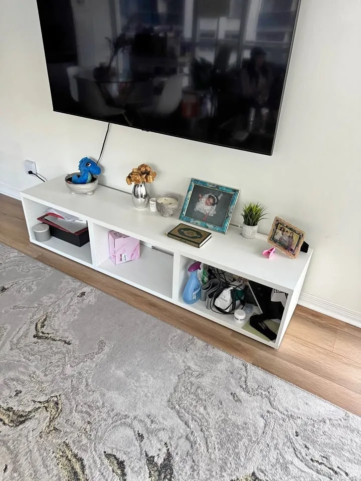 White TV Stand
