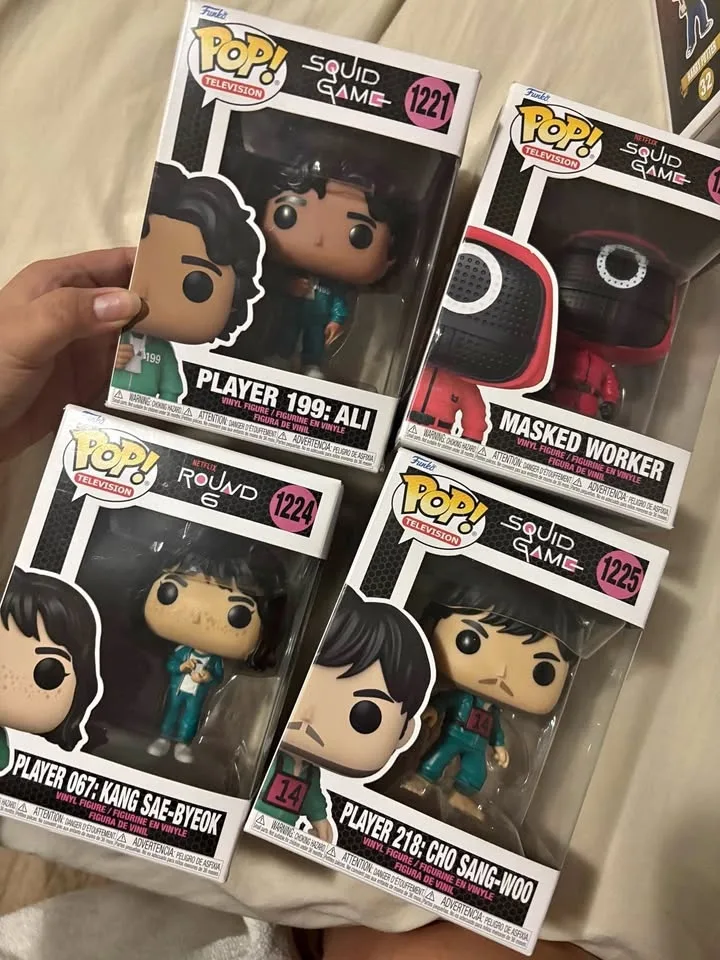 Squid game season 1 funko pop characters
