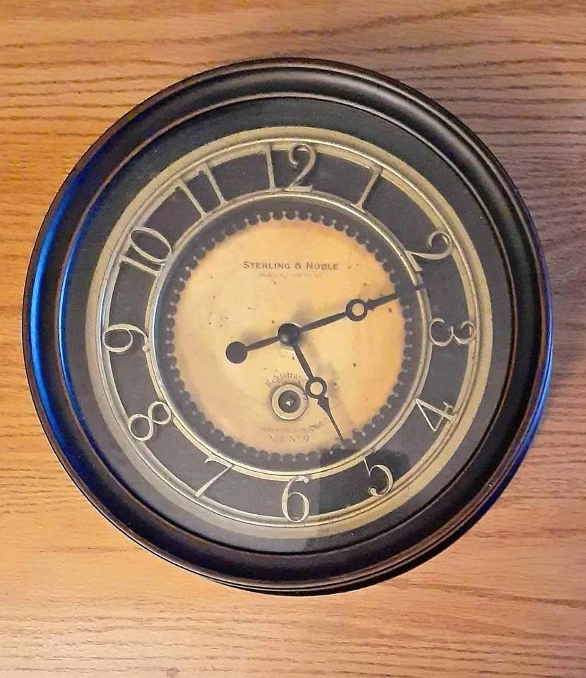 Sterling & Noble Retro Wall Clock No.9