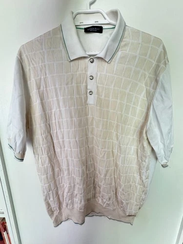 Stefano Ricci Polo Classic Cotton/Silk Polo Size XL