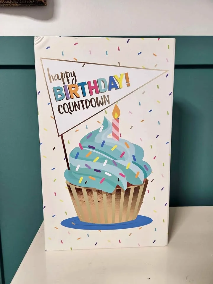 Birthday Countdown 12 days surprise box.