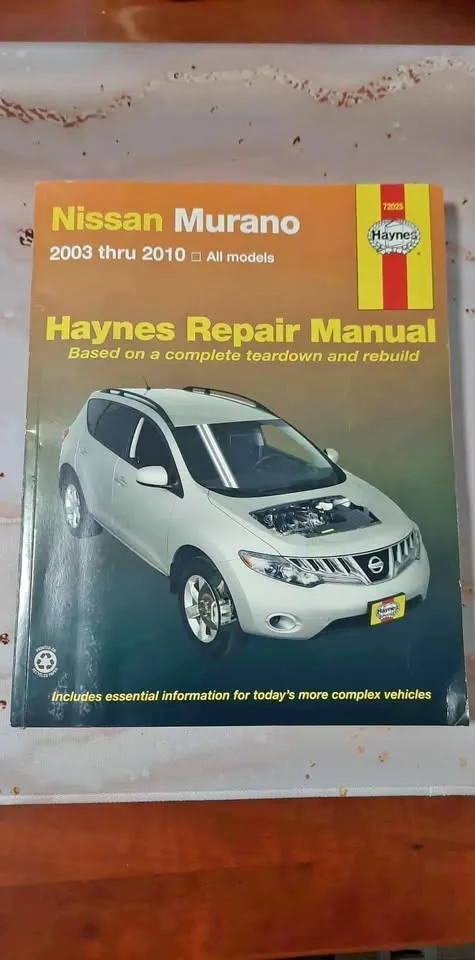 Haynes Repair Manual Nissan Murano 2003-2010