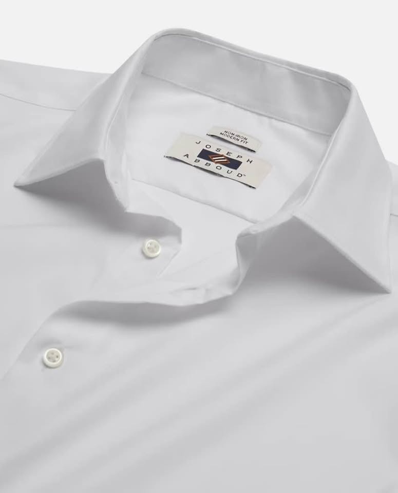 Joseph Abboud Egyptian white dress shirt 17 1/2 - photo 2